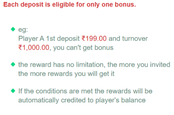YaarWin Game rules